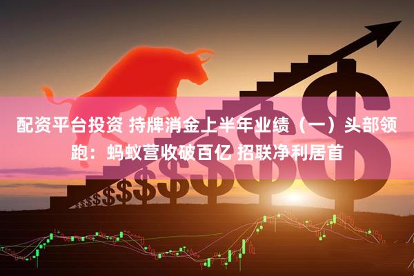 配资平台投资 持牌消金上半年业绩（一）头部领跑：蚂蚁营收破百亿 招联净利居首